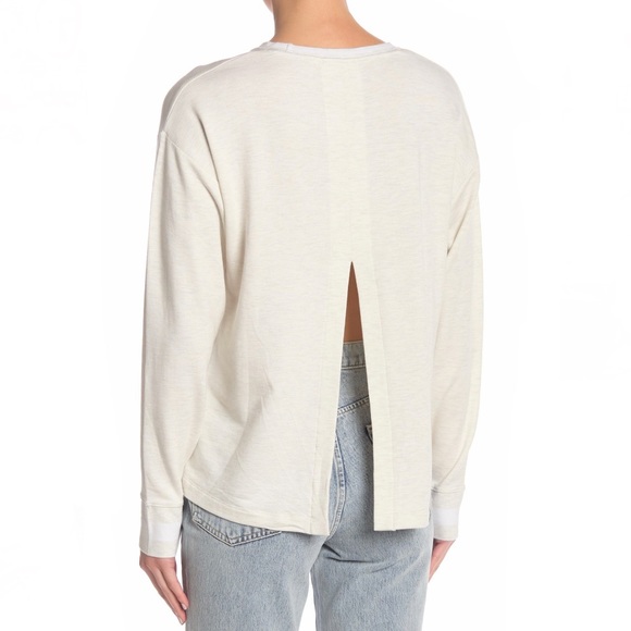 rag & bone Tops - RAG & BONE Reily Split Back Long Sleeve Top